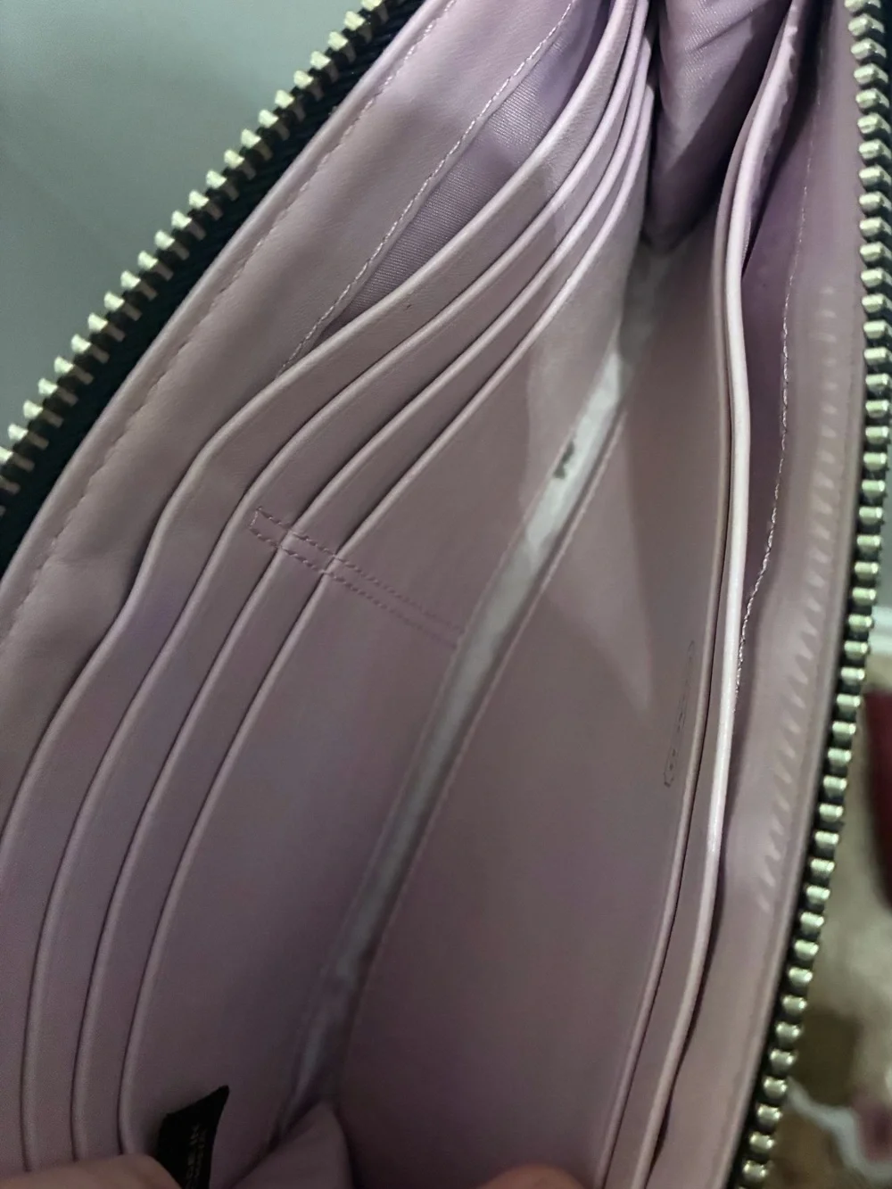 Vintage Coach Madison Lurex Zebra Print Large Wristlet Black Silver Y2K